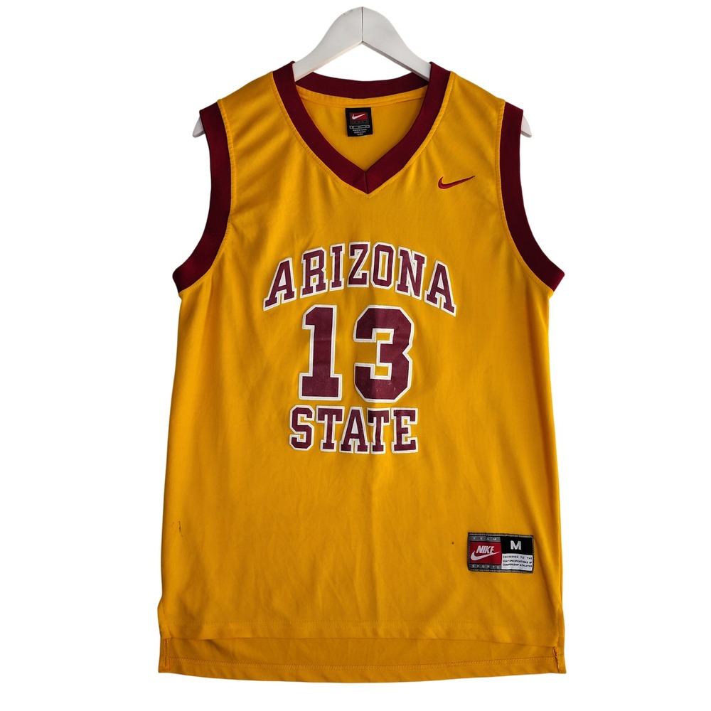 Nike Arizona State Sun Devils James Harden 13 Basketball Jersey Gold Mens Medium